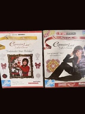 2 Bernina Artista Embroidery Cards for Bernina Embroidery Machine